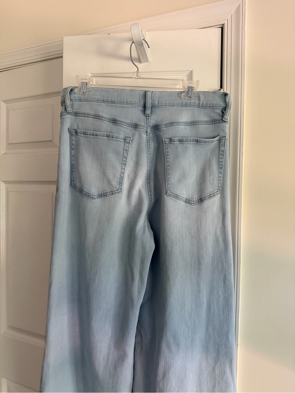 FRAME Le Palazzo High Rise Wide Leg Jeans Light Wash Size 31 NWT $288 - Picture 12 of 14